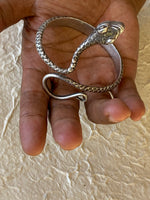 Load image into Gallery viewer, Sterling Silver Snake Cuff Bracelet made in Bali in 1989
