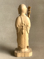 Load image into Gallery viewer, Jizo Woman Statue, Handcarved 9 inches
